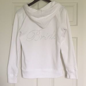 Bride zip up hoodie